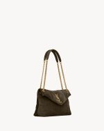 YSL PUFFER small in suede - Image 2